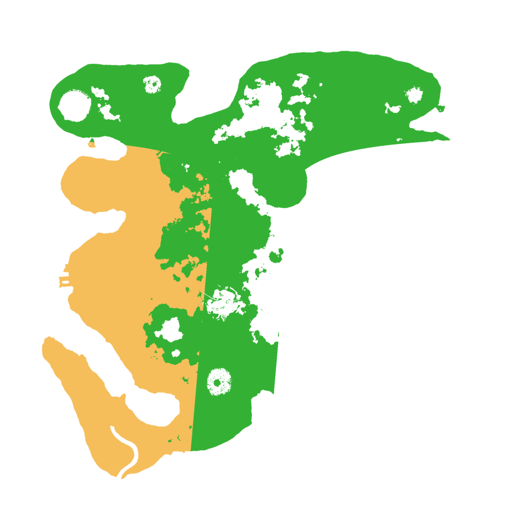 Biome Rust Map: Procedural Map, Size: 3000, Seed: 104