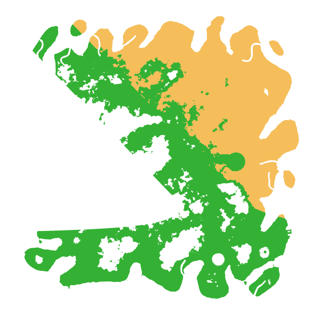 Biome Rust Map: Procedural Map, Size: 4500, Seed: 398264761