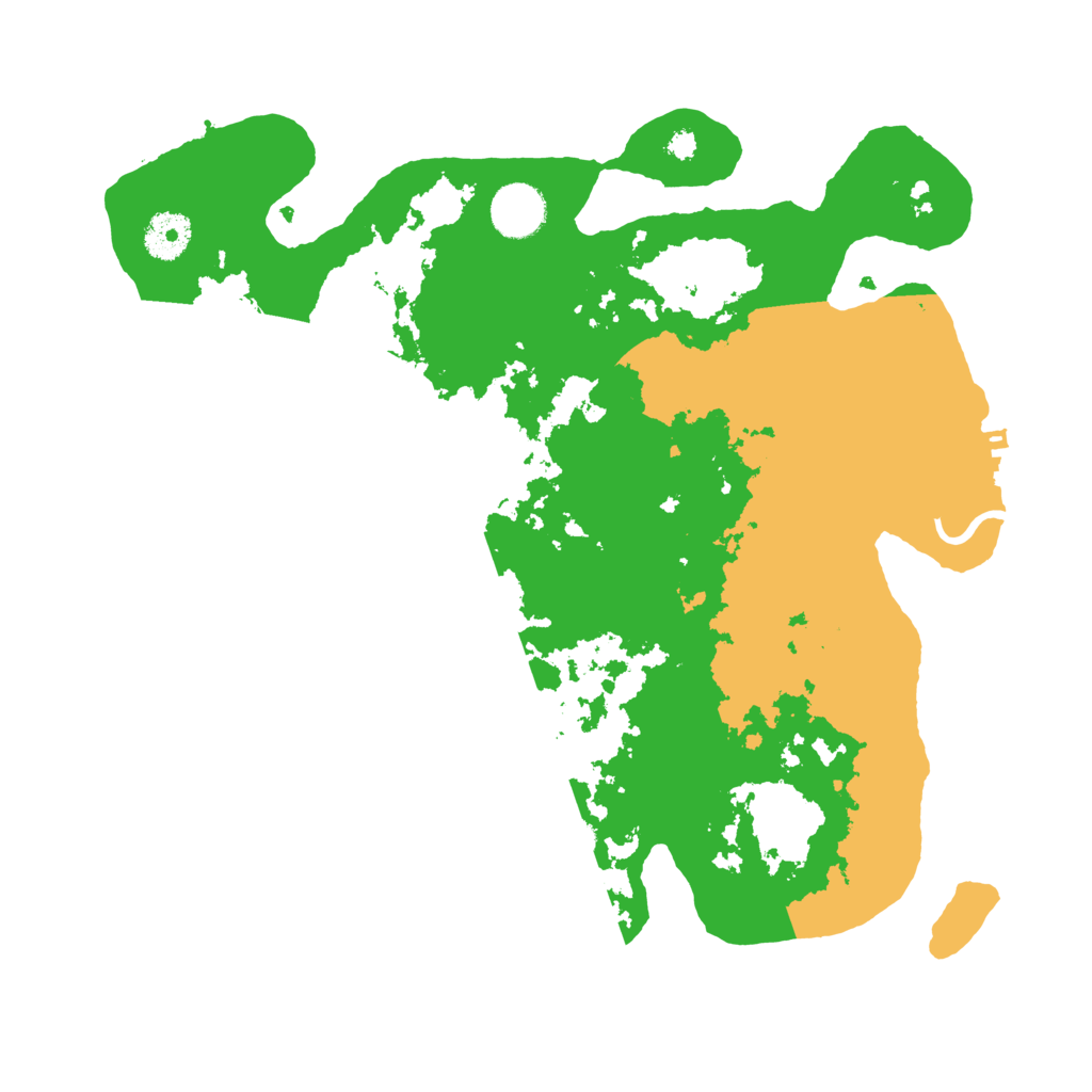 Biome Rust Map: Procedural Map, Size: 3500, Seed: 708784528