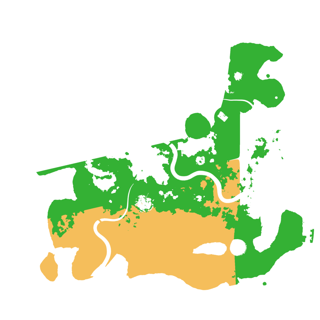 Biome Rust Map: Procedural Map, Size: 3500, Seed: 1155343448