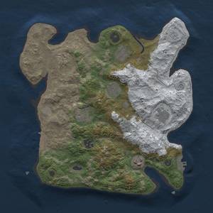 Thumbnail Rust Map: Procedural Map, Size: 3200, Seed: 530897572, 17 Monuments