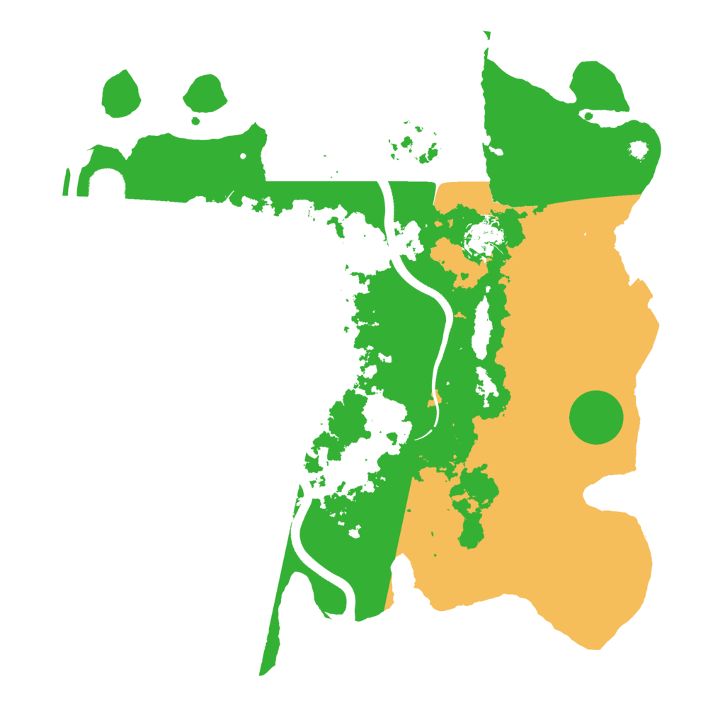 Biome Rust Map: Procedural Map, Size: 3550, Seed: 797966909