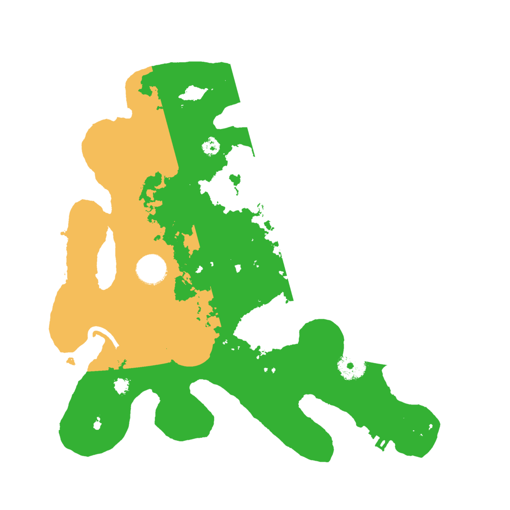 Biome Rust Map: Procedural Map, Size: 3000, Seed: 26376062