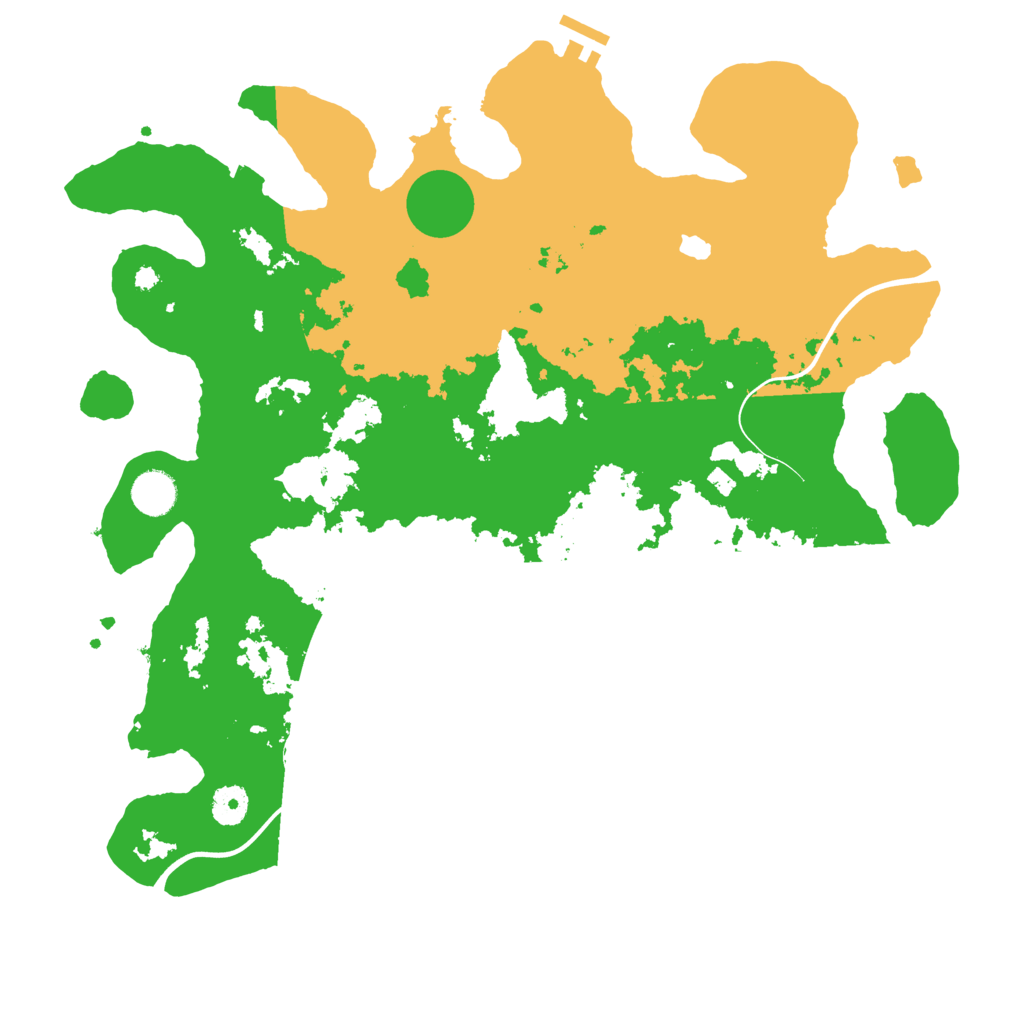 Biome Rust Map: Procedural Map, Size: 4000, Seed: 786639