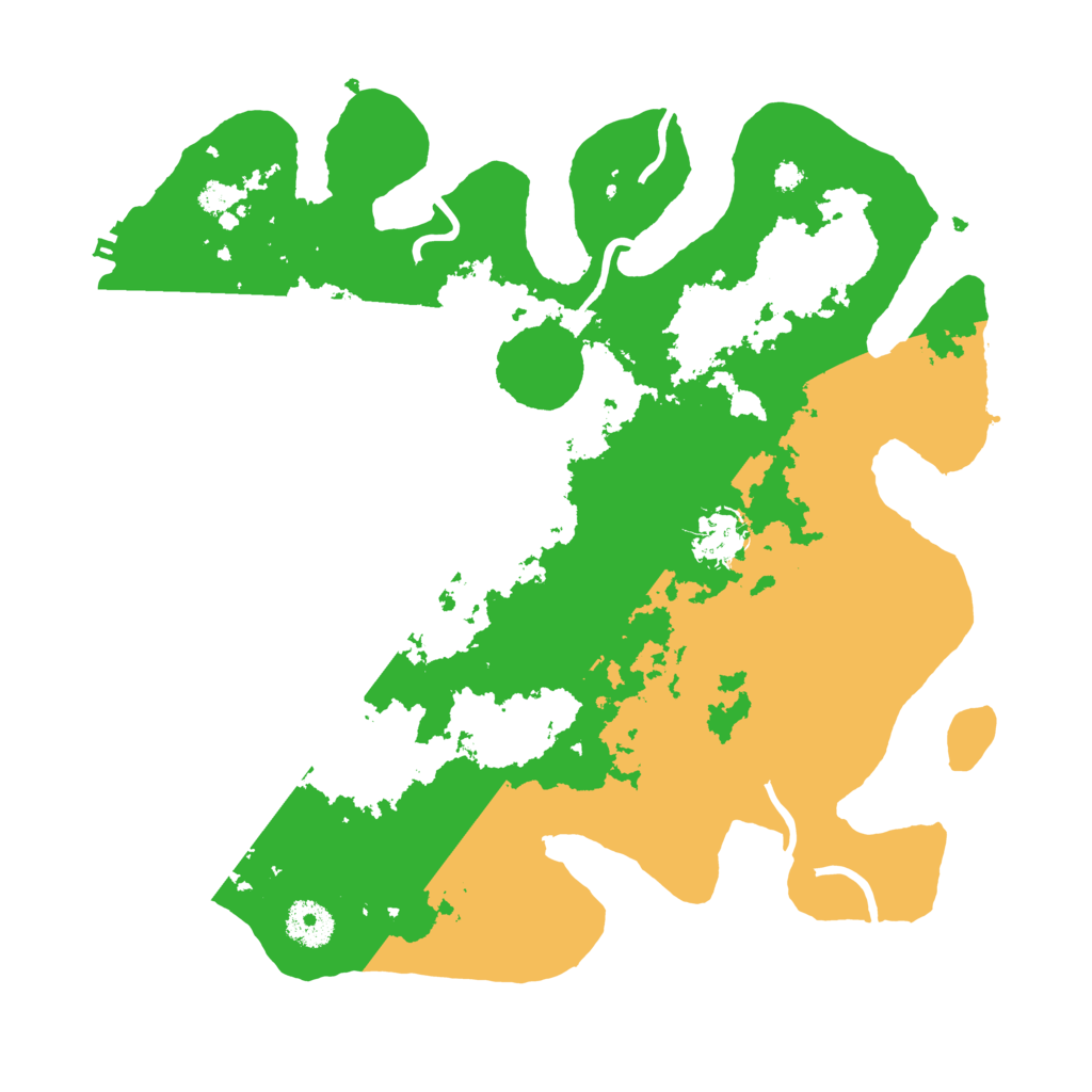 Biome Rust Map: Procedural Map, Size: 3500, Seed: 263687934