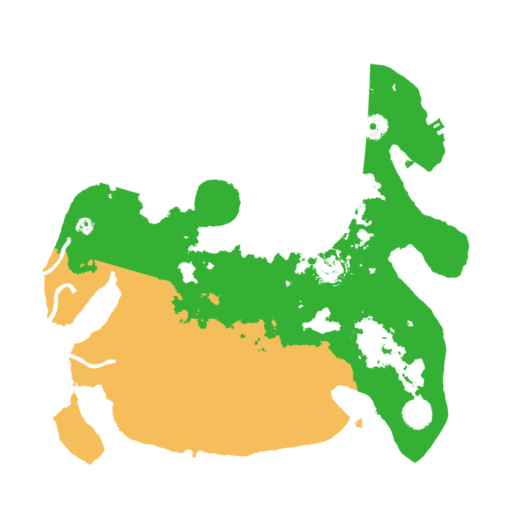 Biome Rust Map: Procedural Map, Size: 3000, Seed: 242984855