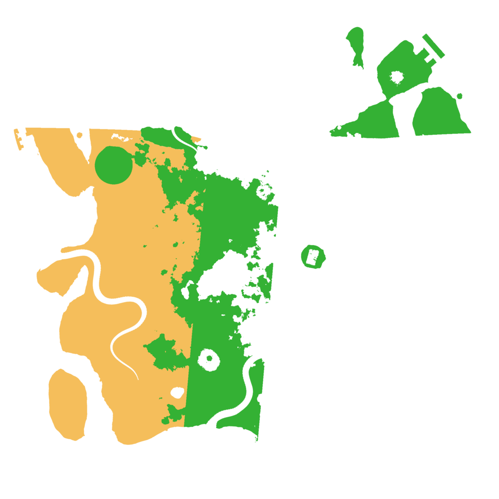 Biome Rust Map: Procedural Map, Size: 3500, Seed: 165670763