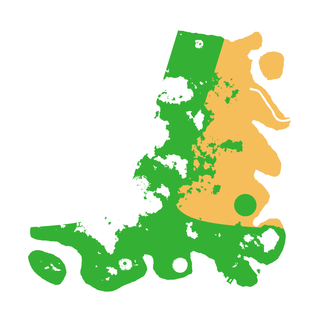 Biome Rust Map: Procedural Map, Size: 3700, Seed: 322525354