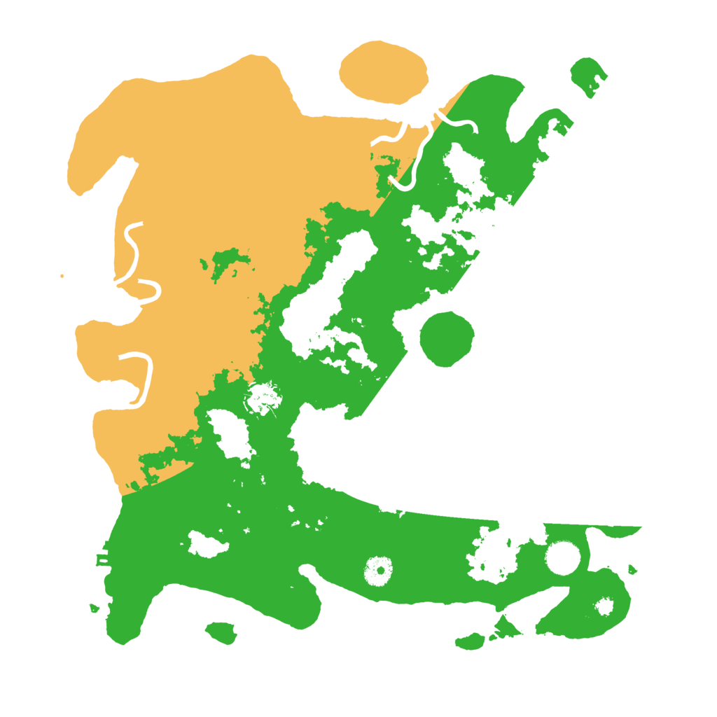 Biome Rust Map: Procedural Map, Size: 3700, Seed: 2050097259