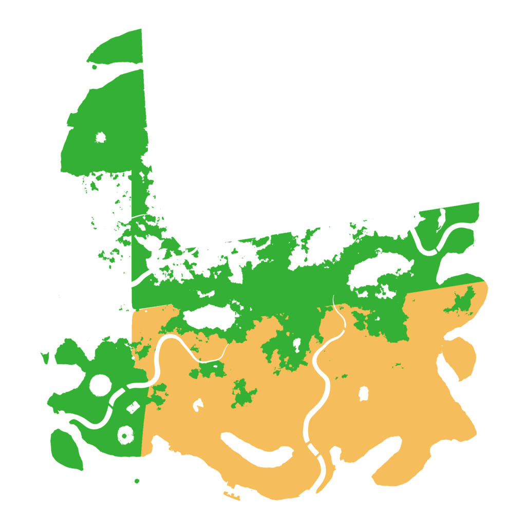 Biome Rust Map: Procedural Map, Size: 4500, Seed: 25671584