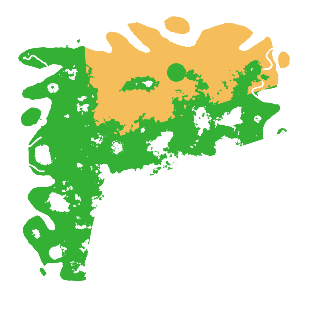 Biome Rust Map: Procedural Map, Size: 4500, Seed: 13871