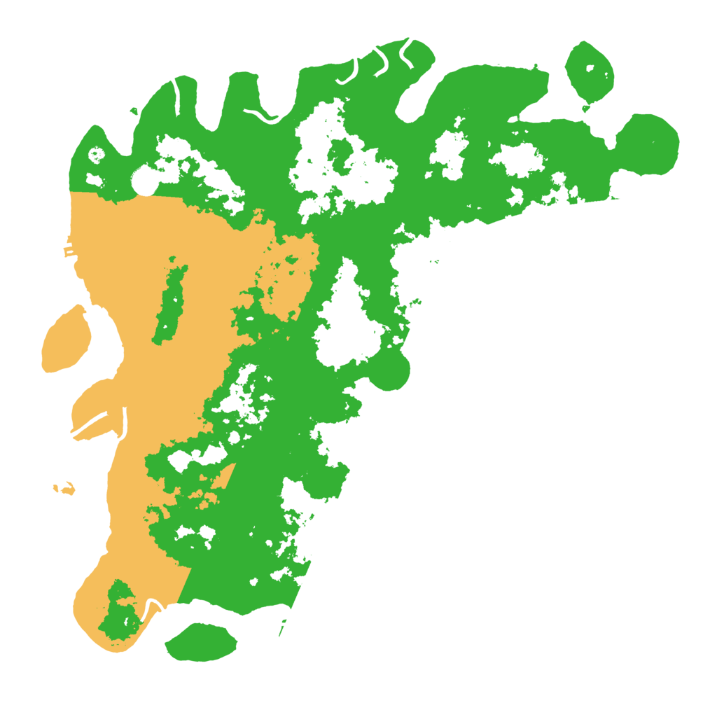 Biome Rust Map: Procedural Map, Size: 4600, Seed: 23