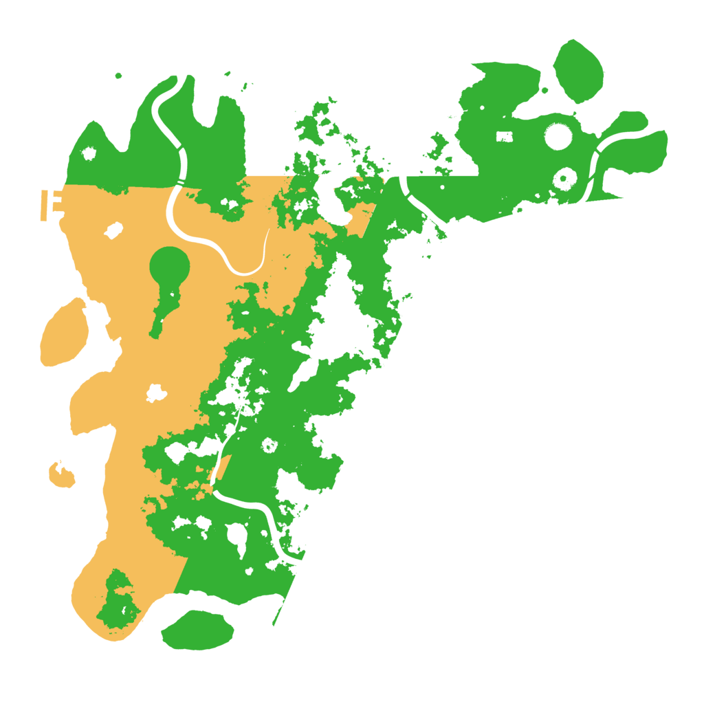 Biome Rust Map: Procedural Map, Size: 4600, Seed: 23