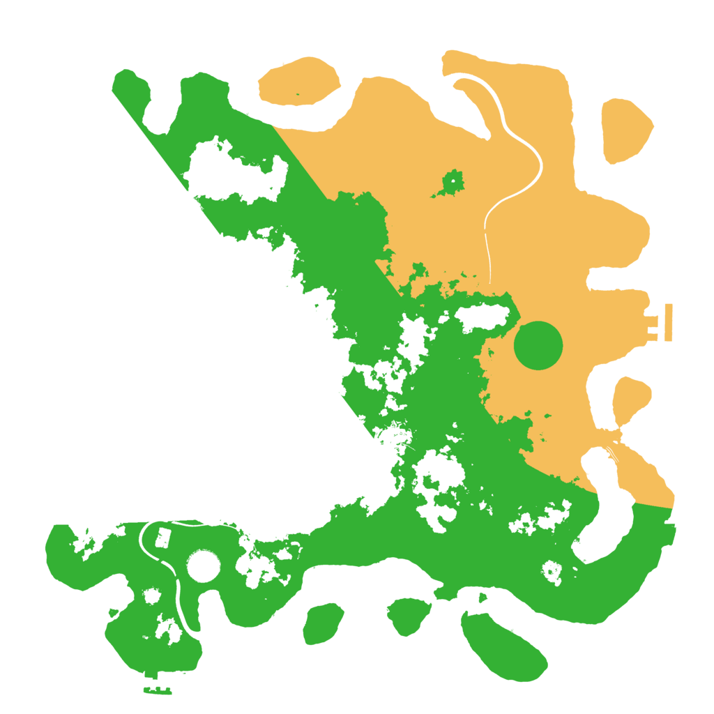 Biome Rust Map: Procedural Map, Size: 3850, Seed: 1518361250
