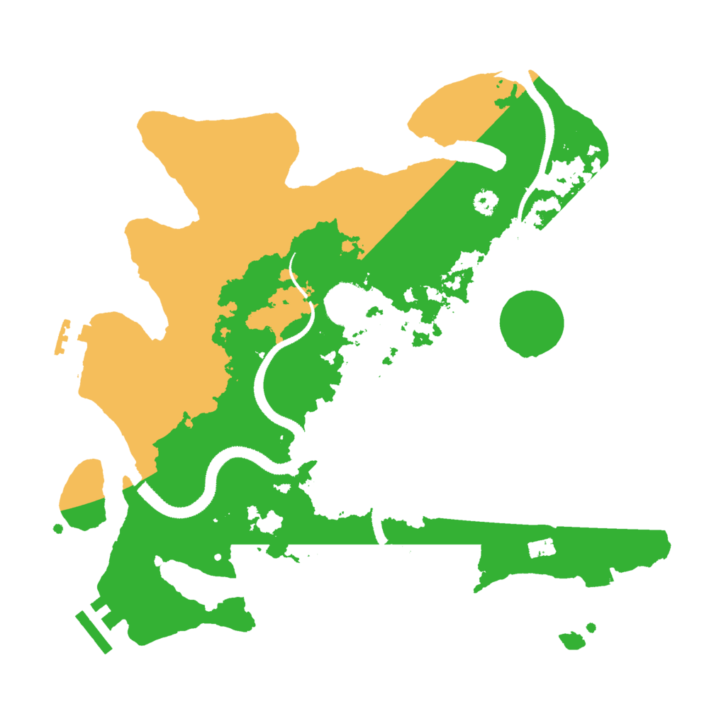 Biome Rust Map: Procedural Map, Size: 3000, Seed: 1091992259