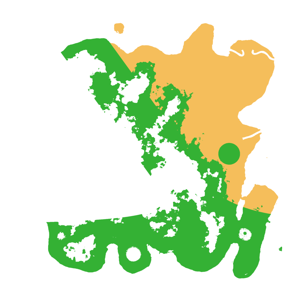 Biome Rust Map: Procedural Map, Size: 3700, Seed: 170360131