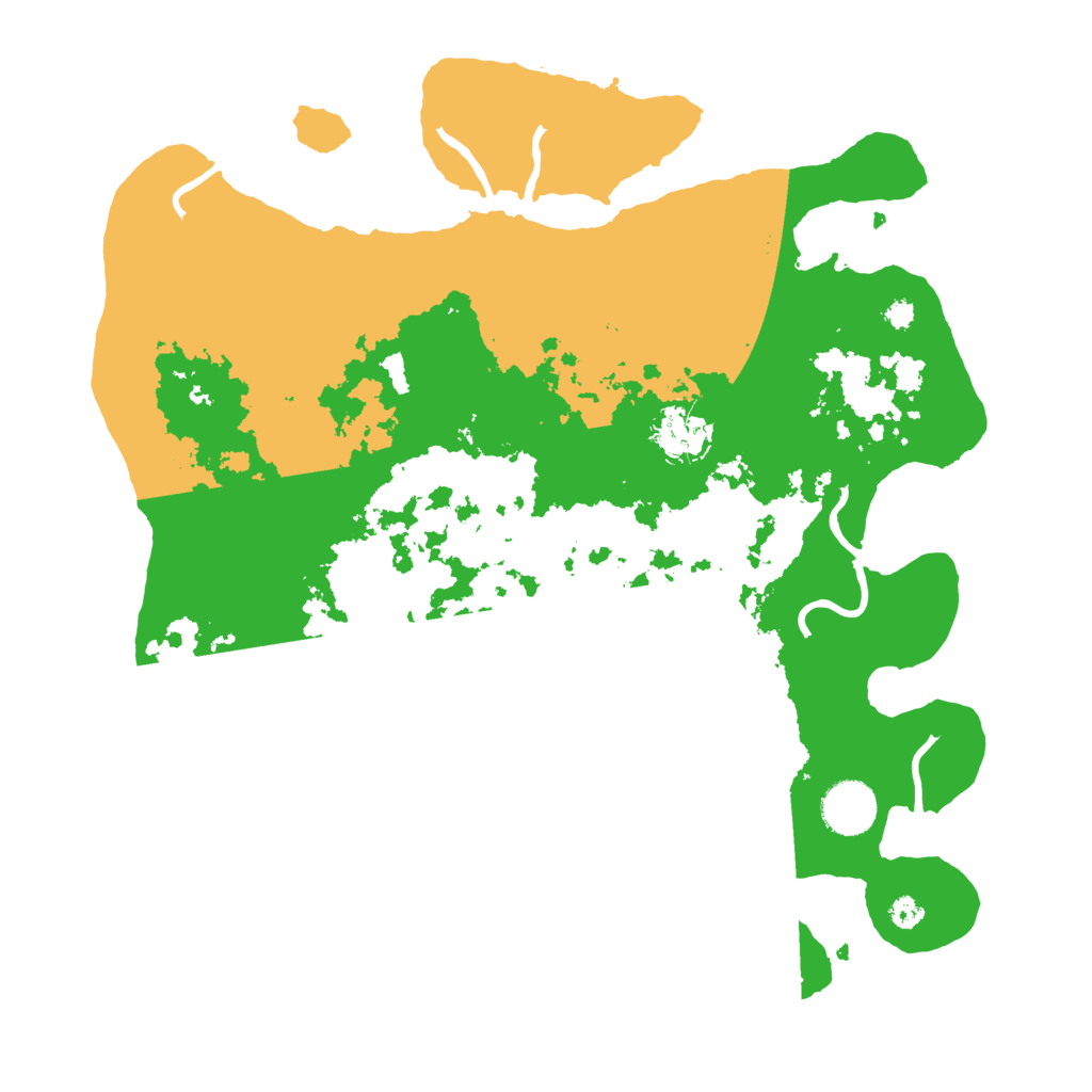 Biome Rust Map: Procedural Map, Size: 3500, Seed: 6242022
