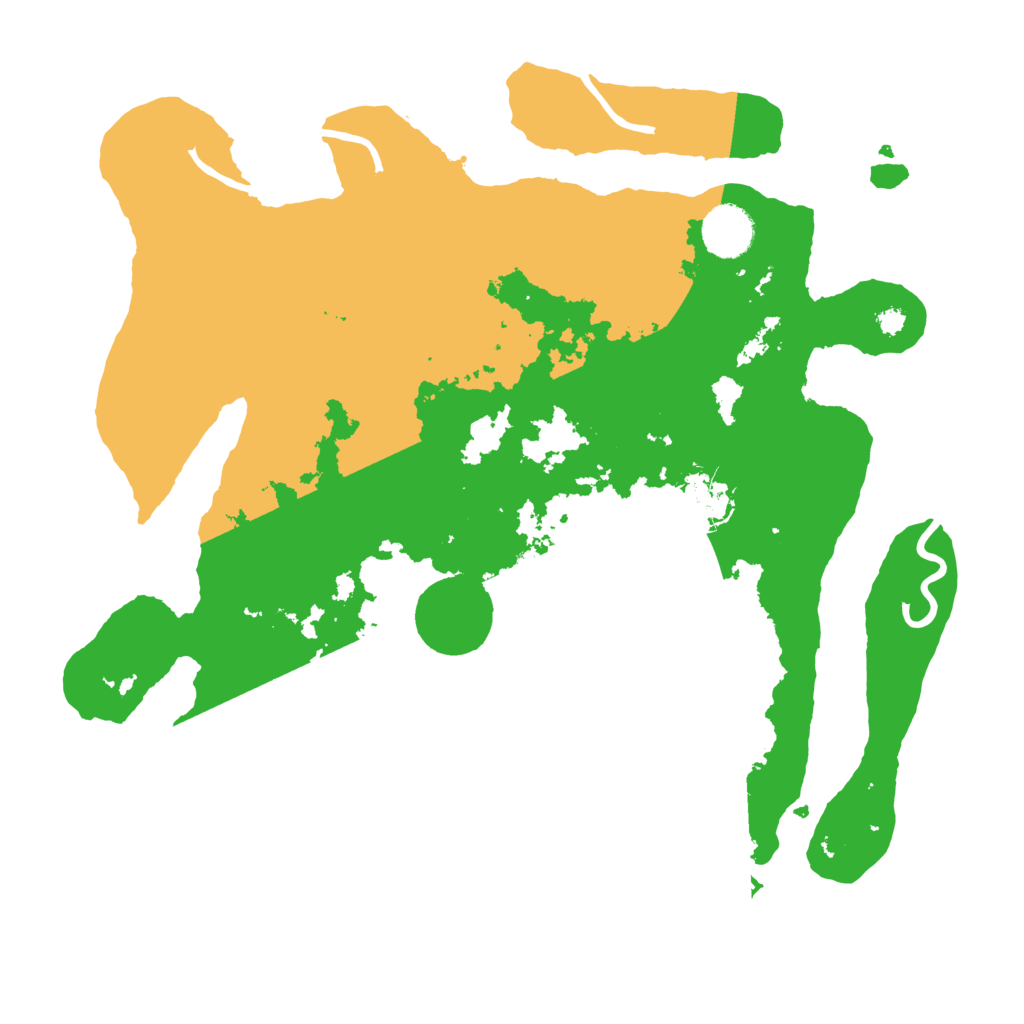 Biome Rust Map: Procedural Map, Size: 3500, Seed: 51810786