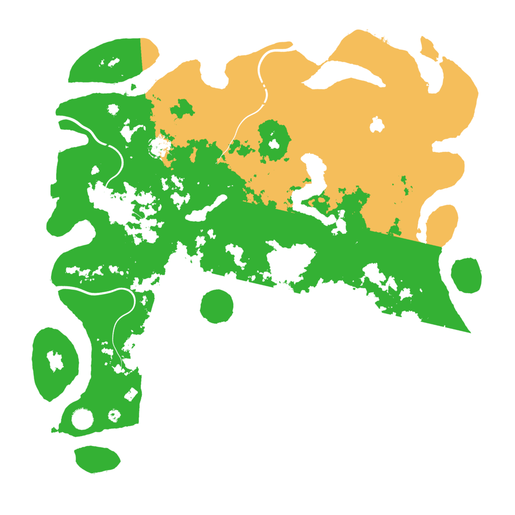 Biome Rust Map: Procedural Map, Size: 4250, Seed: 54522