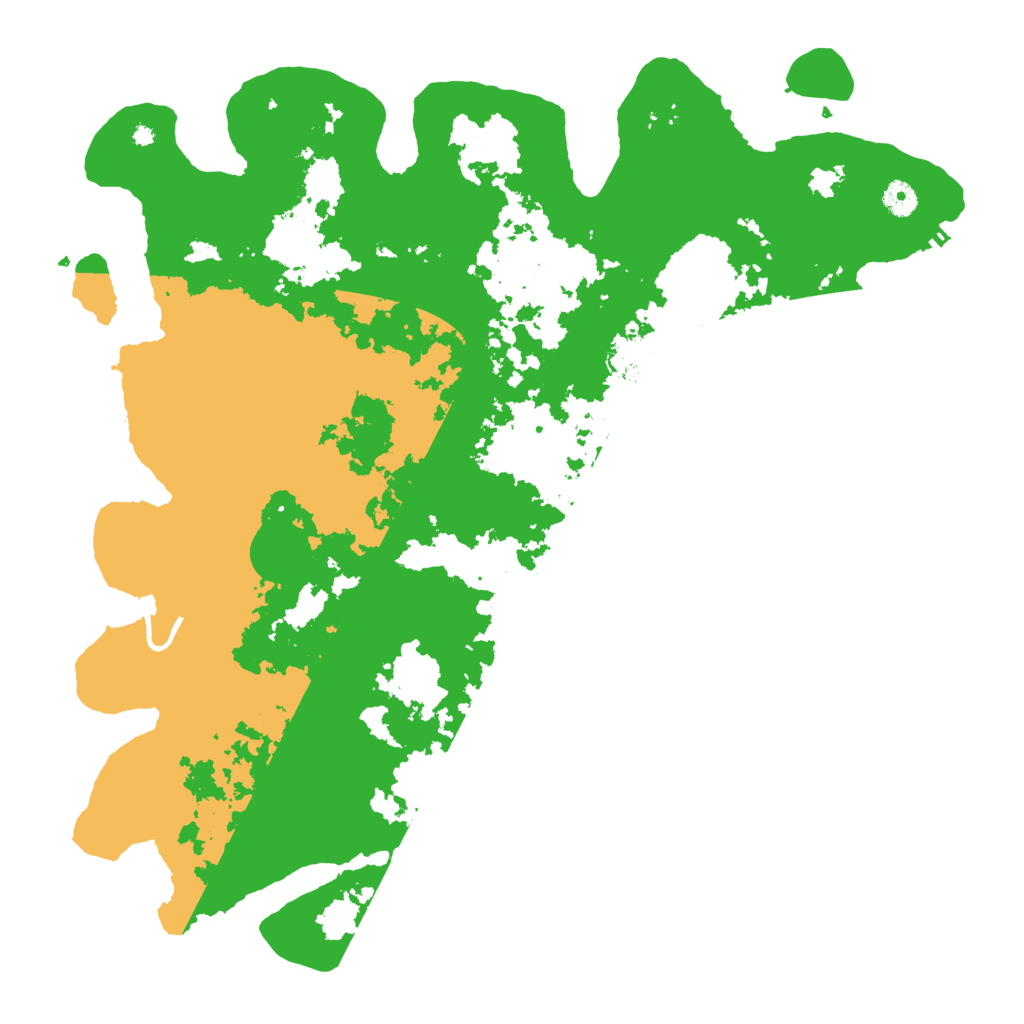 Biome Rust Map: Procedural Map, Size: 4500, Seed: 328228255