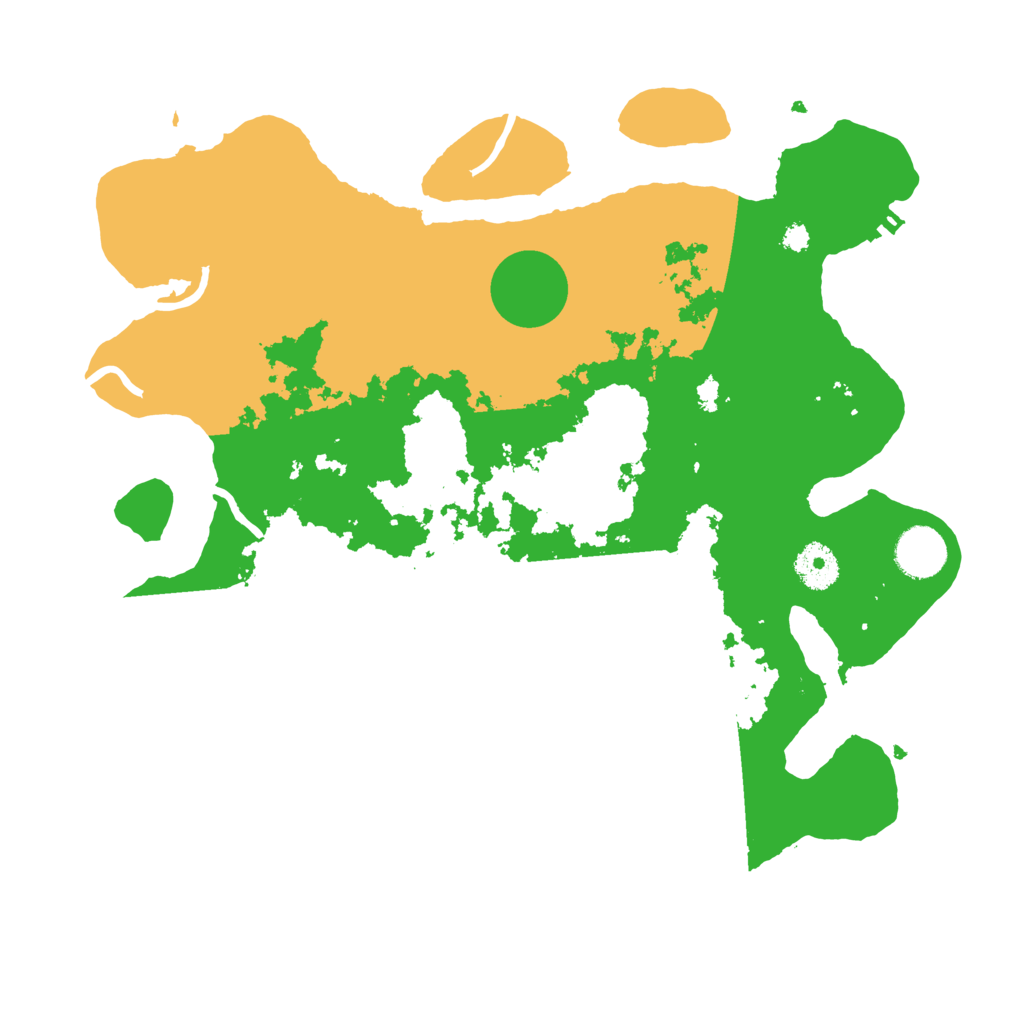 Biome Rust Map: Procedural Map, Size: 3500, Seed: 2258