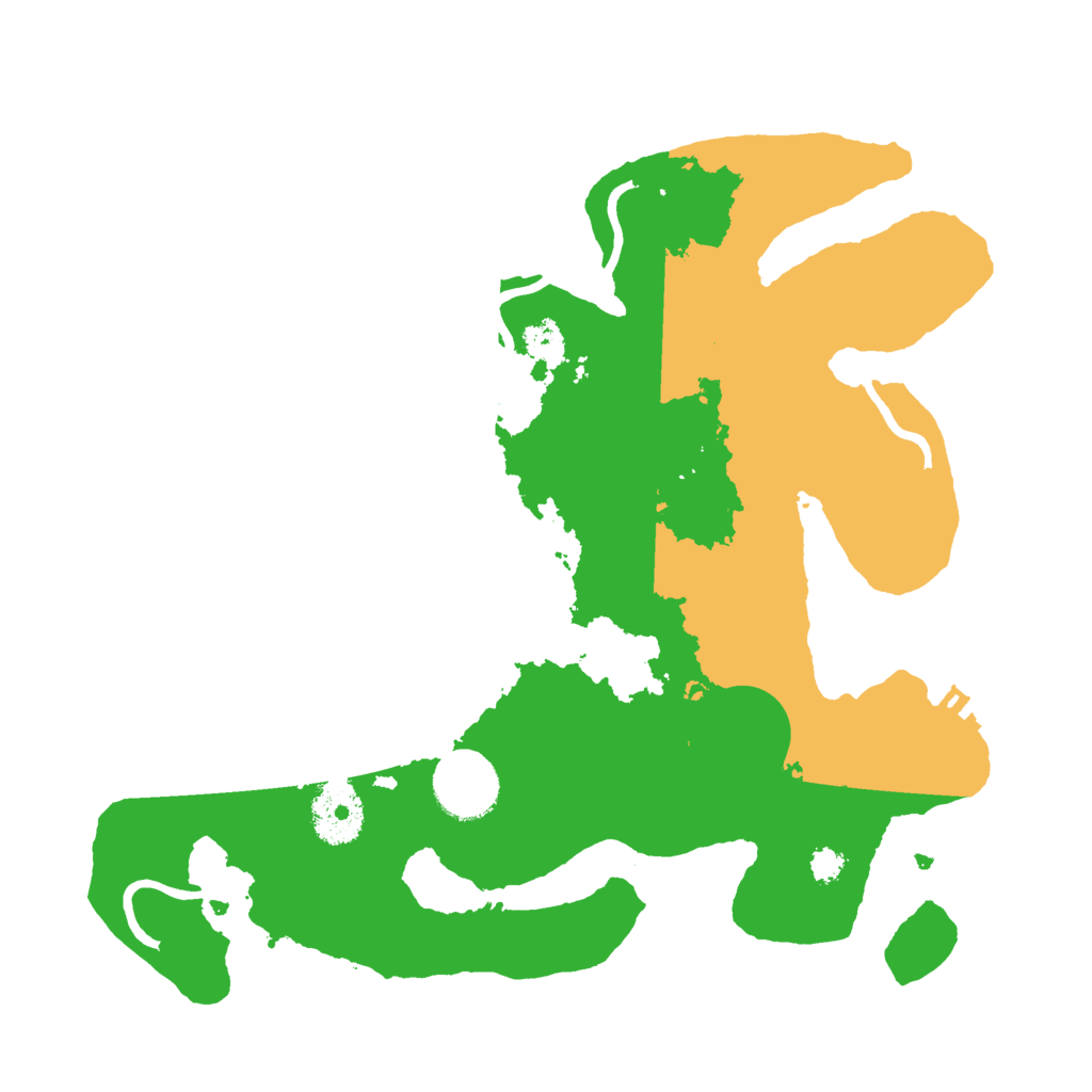 Biome Rust Map: Procedural Map, Size: 3000, Seed: 51545