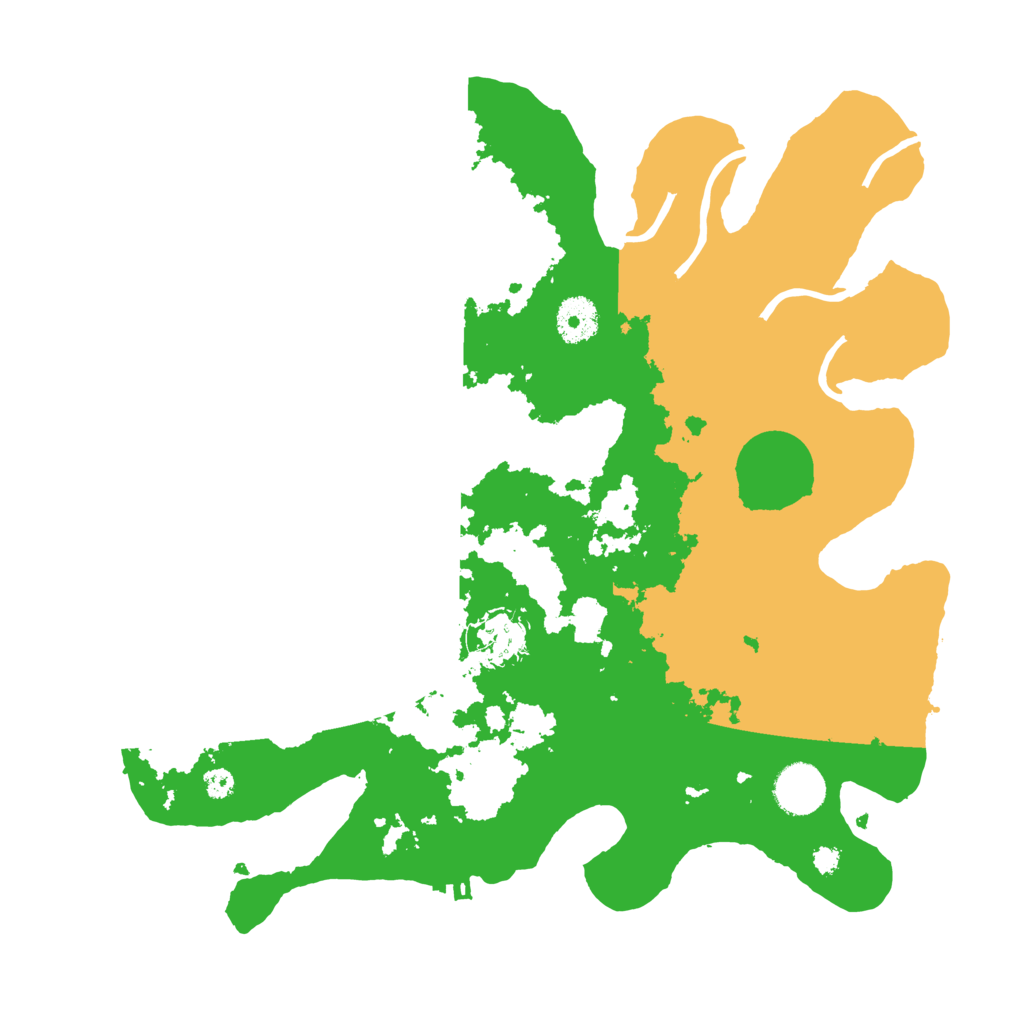 Biome Rust Map: Procedural Map, Size: 3500, Seed: 1987890267