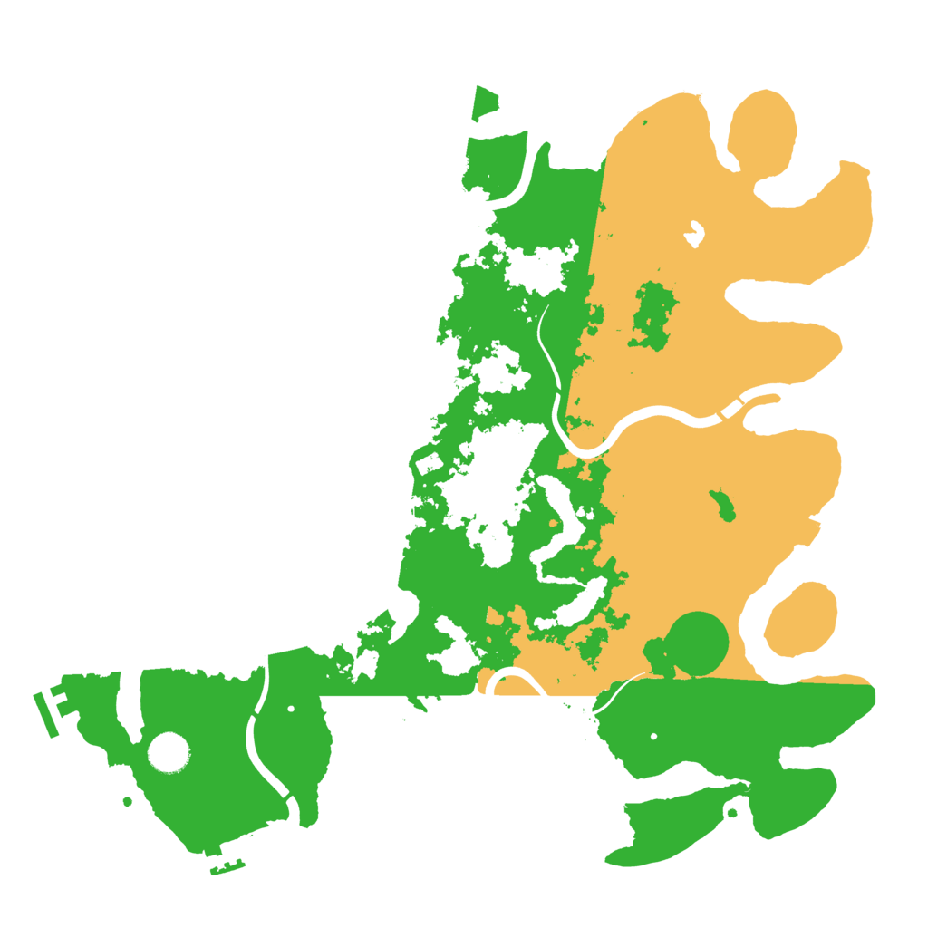 Biome Rust Map: Procedural Map, Size: 4000, Seed: 30690