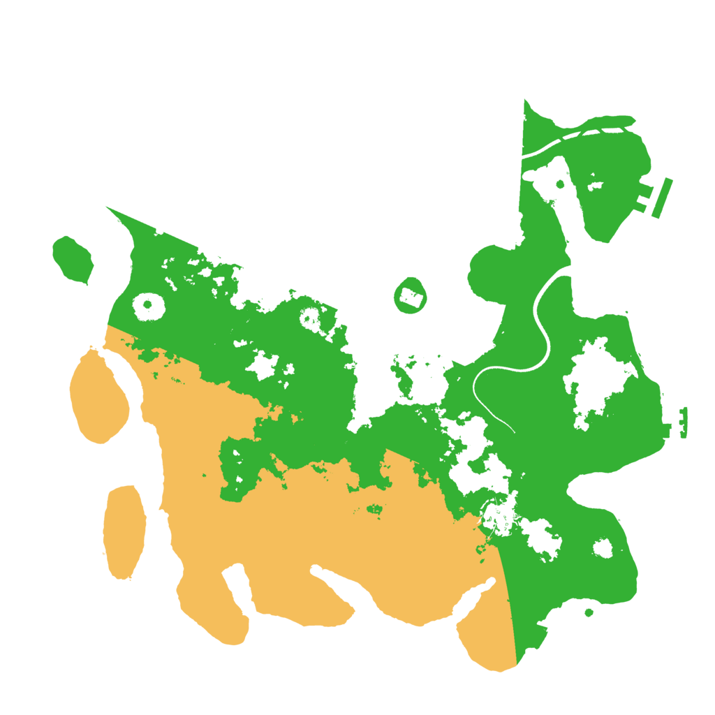 Biome Rust Map: Procedural Map, Size: 3500, Seed: 89765