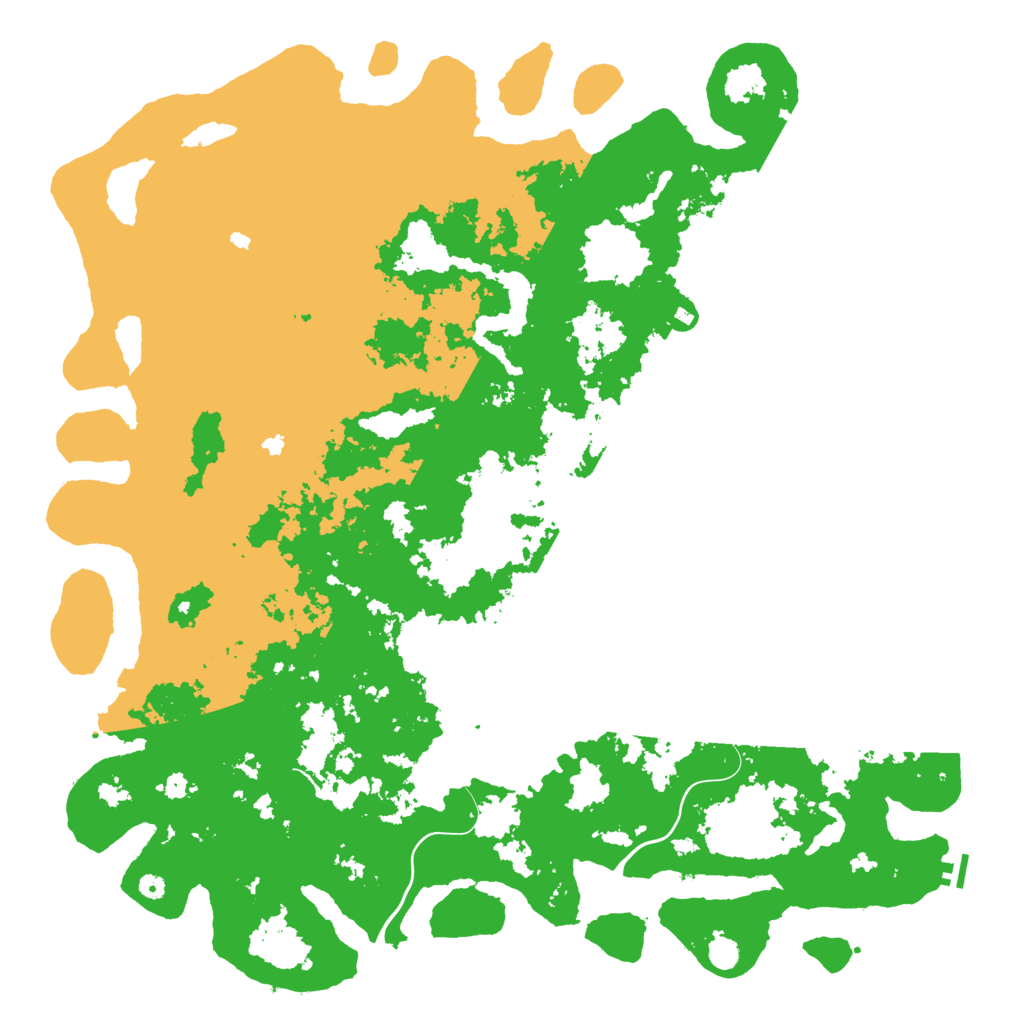Biome Rust Map: Procedural Map, Size: 6000, Seed: 429456418
