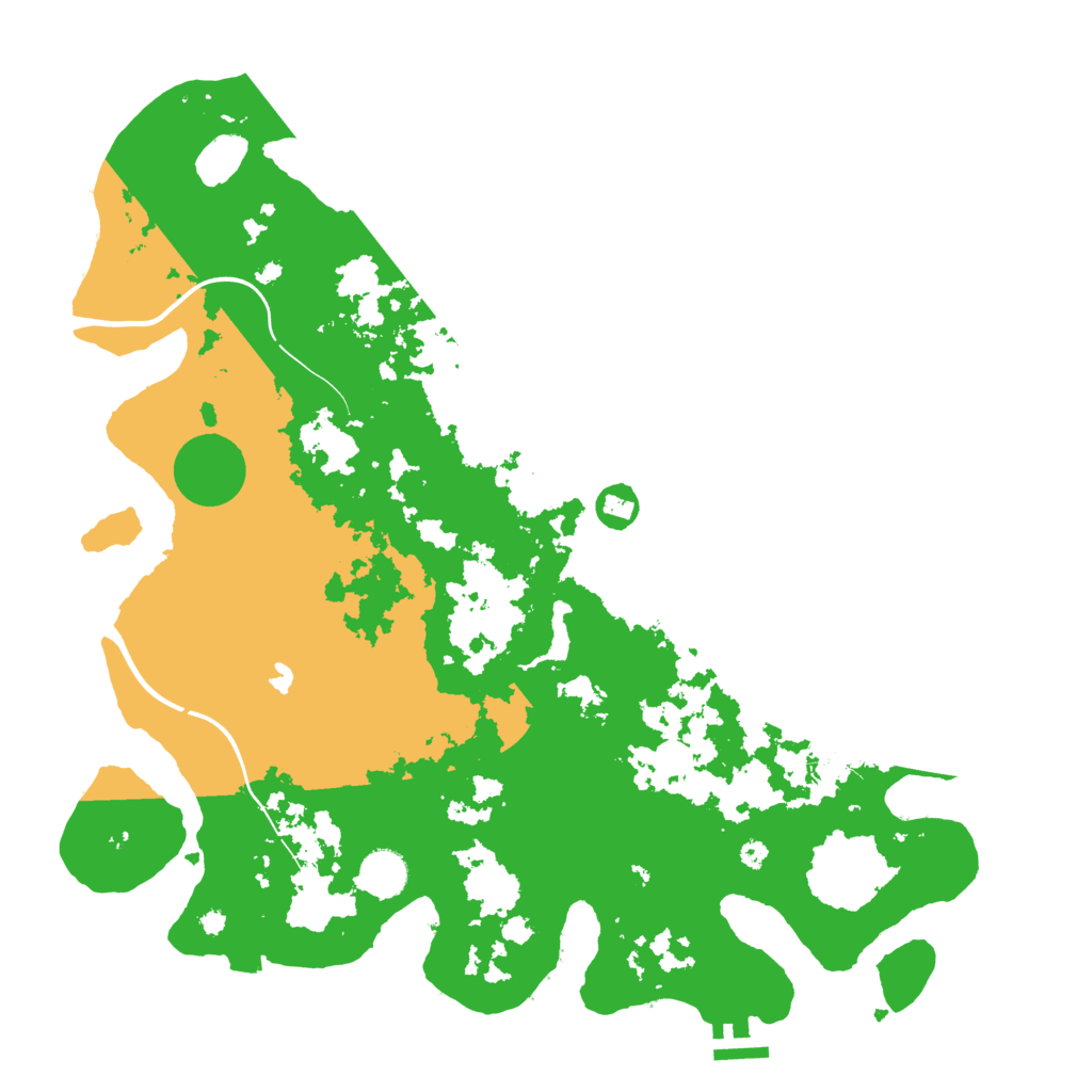 Biome Rust Map: Procedural Map, Size: 4000, Seed: 714682