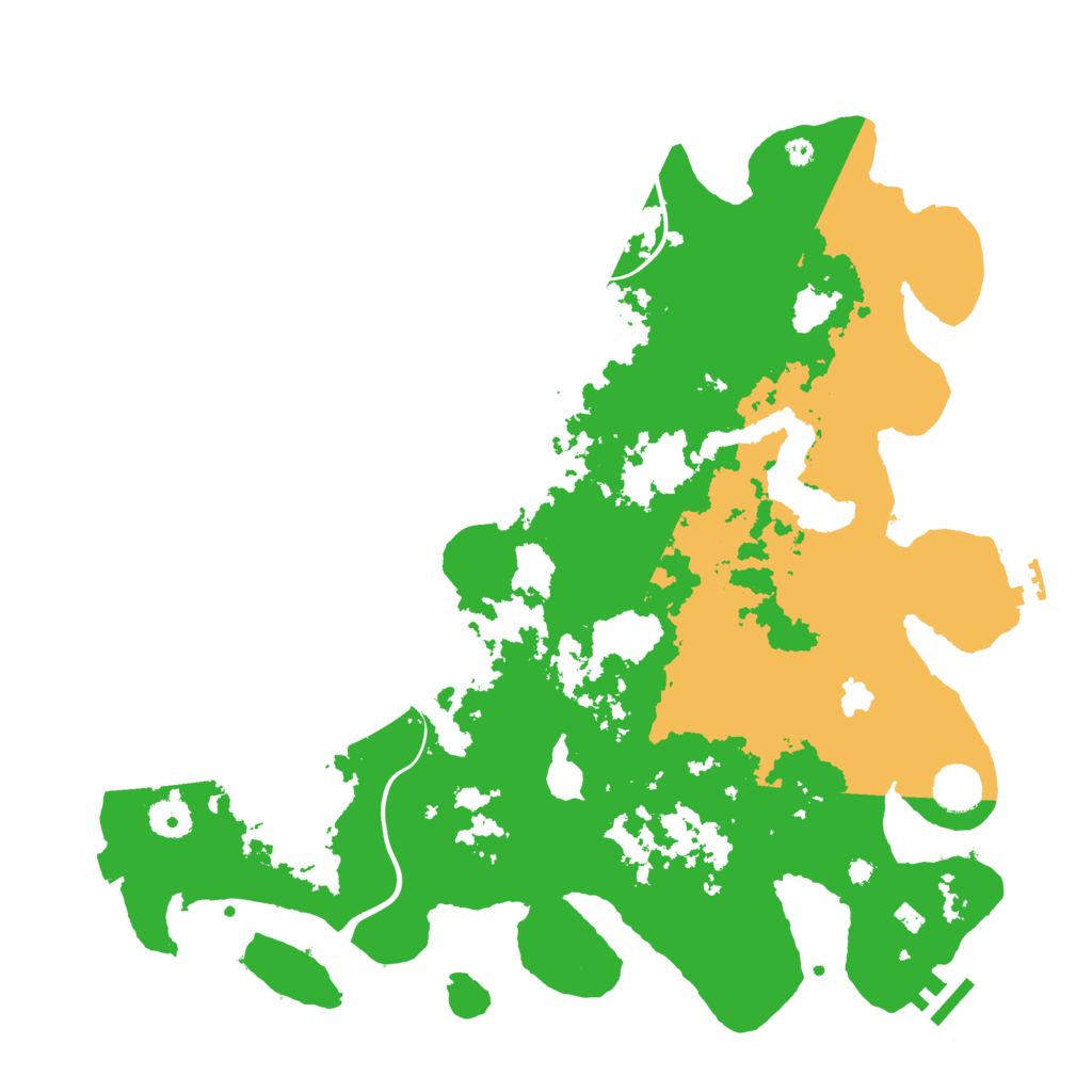 Biome Rust Map: Procedural Map, Size: 4000, Seed: 9531