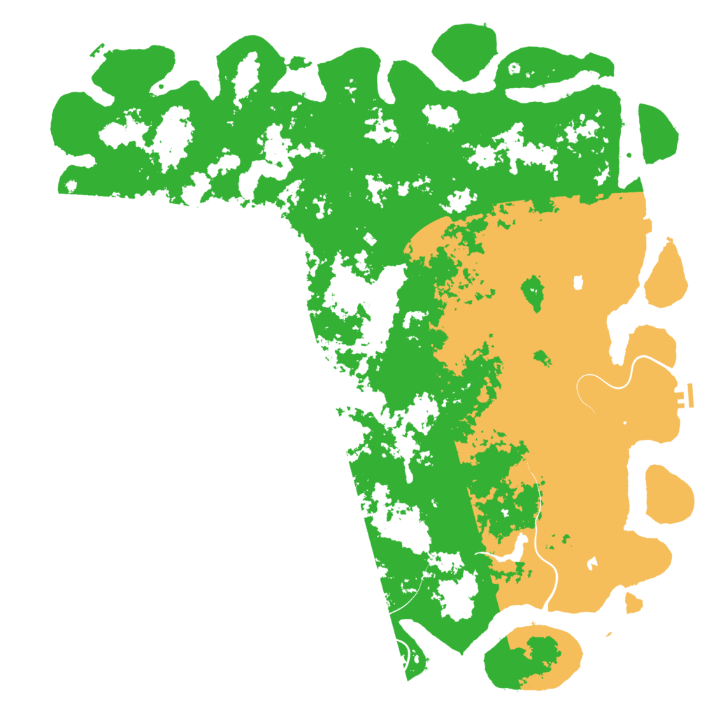 Biome Rust Map: Procedural Map, Size: 6000, Seed: 36448746