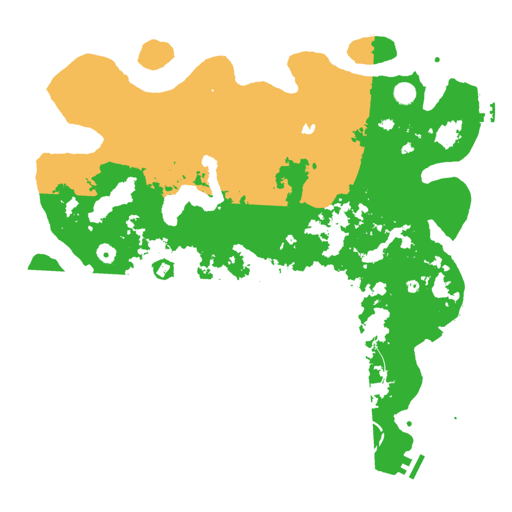 Biome Rust Map: Procedural Map, Size: 4000, Seed: 53412437