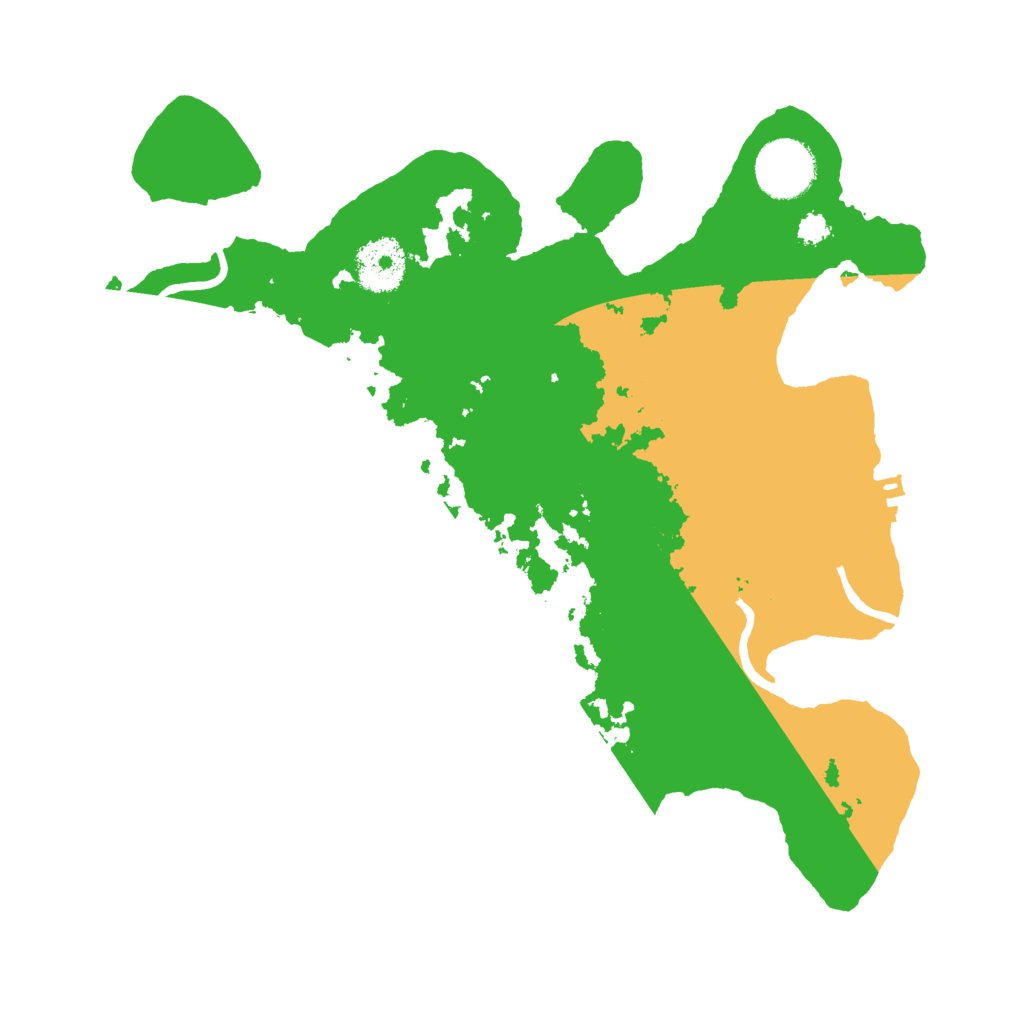 Biome Rust Map: Procedural Map, Size: 3000, Seed: 98651