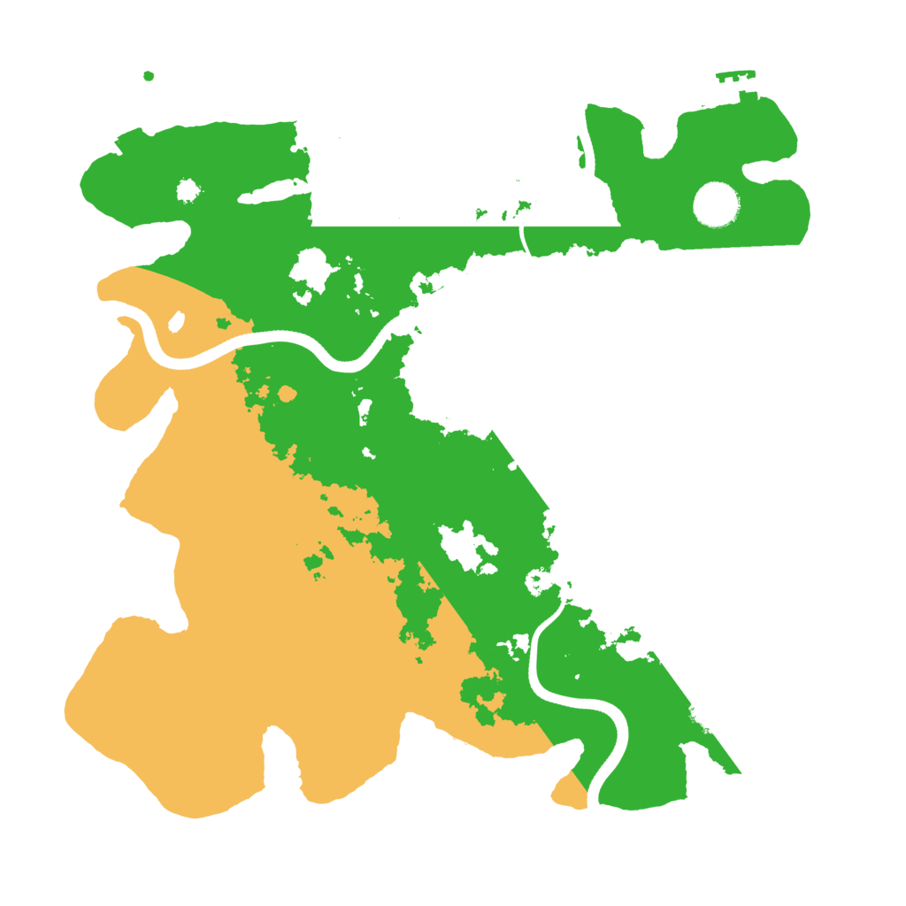 Biome Rust Map: Procedural Map, Size: 3500, Seed: 108678245