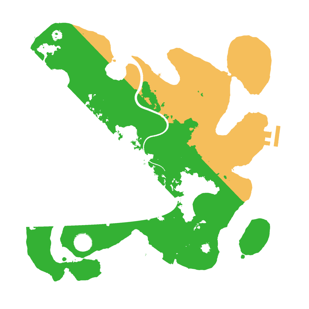 Biome Rust Map: Procedural Map, Size: 3000, Seed: 2068216809