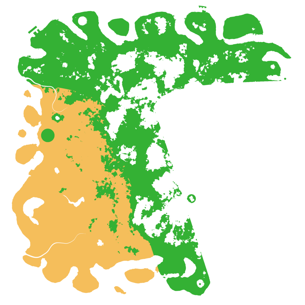 Biome Rust Map: Procedural Map, Size: 6000, Seed: 12482742