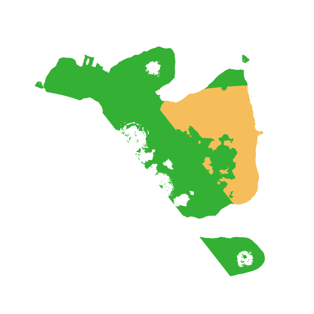 Biome Rust Map: Procedural Map, Size: 2000, Seed: 32143344