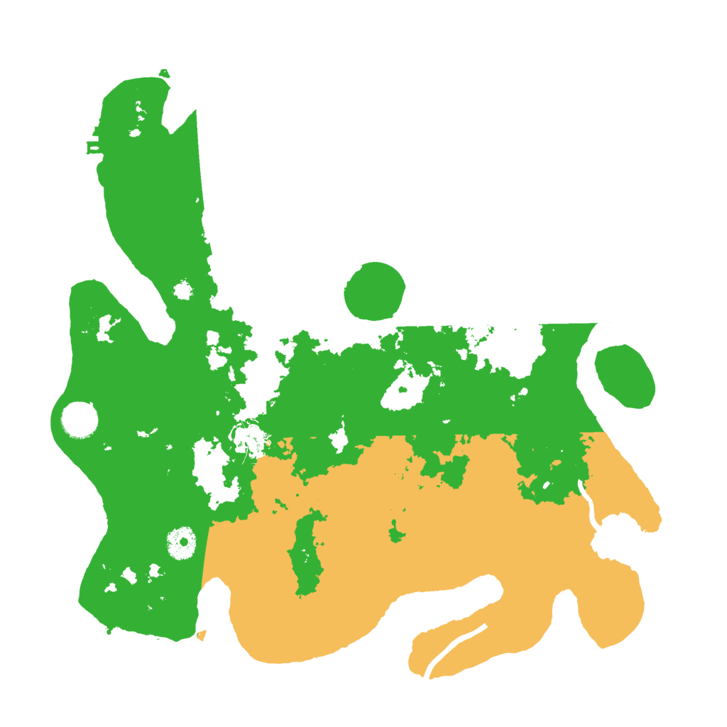 Biome Rust Map: Procedural Map, Size: 3500, Seed: 1297717231