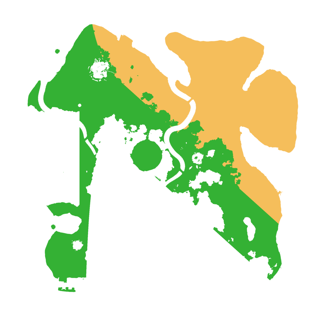 Biome Rust Map: Procedural Map, Size: 2800, Seed: 158361285