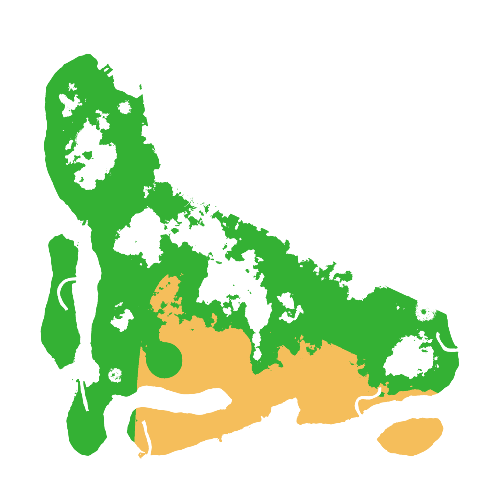 Biome Rust Map: Procedural Map, Size: 3700, Seed: 1364536843