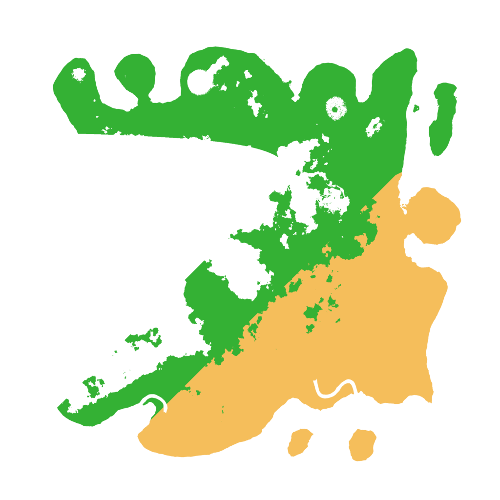 Biome Rust Map: Procedural Map, Size: 3500, Seed: 950910907