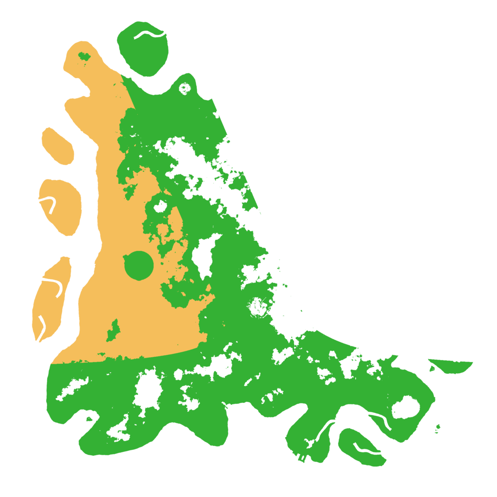 Biome Rust Map: Procedural Map, Size: 4500, Seed: 19971217
