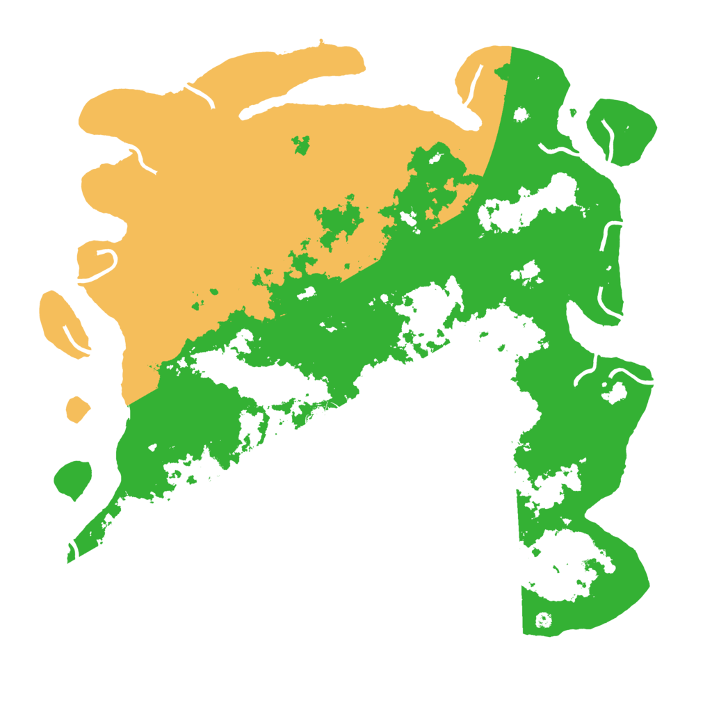 Biome Rust Map: Procedural Map, Size: 4500, Seed: 20220624