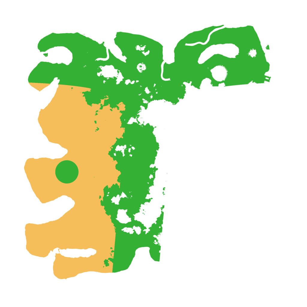 Biome Rust Map: Procedural Map, Size: 3500, Seed: 85988533