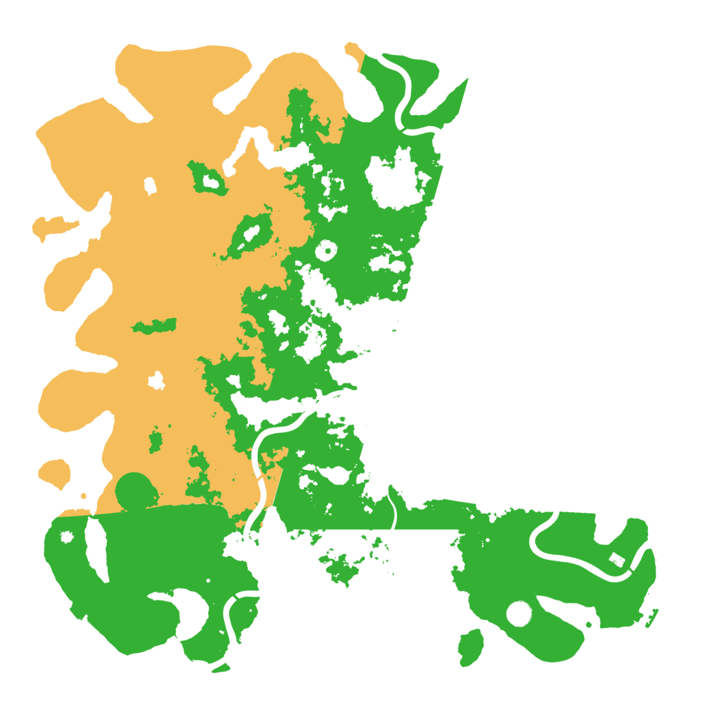 Biome Rust Map: Procedural Map, Size: 5000, Seed: 2068810578