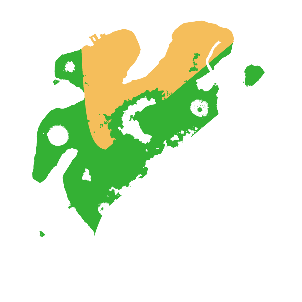 Biome Rust Map: Procedural Map, Size: 2600, Seed: 13