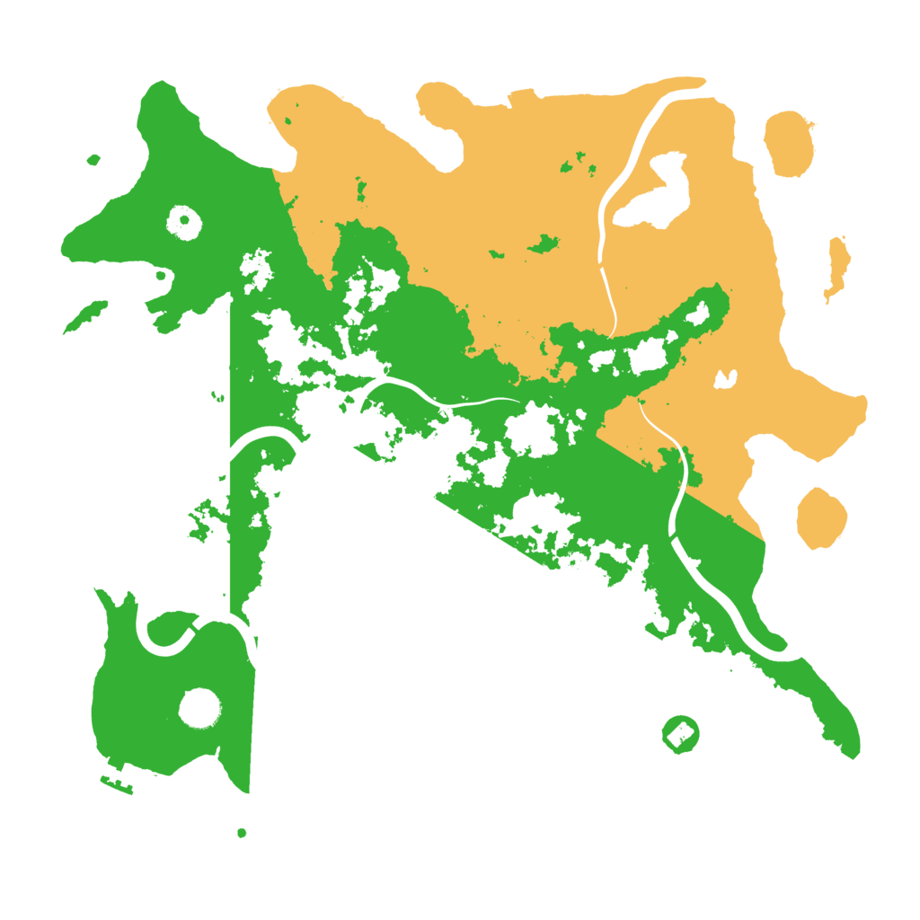 Biome Rust Map: Procedural Map, Size: 4000, Seed: 222775