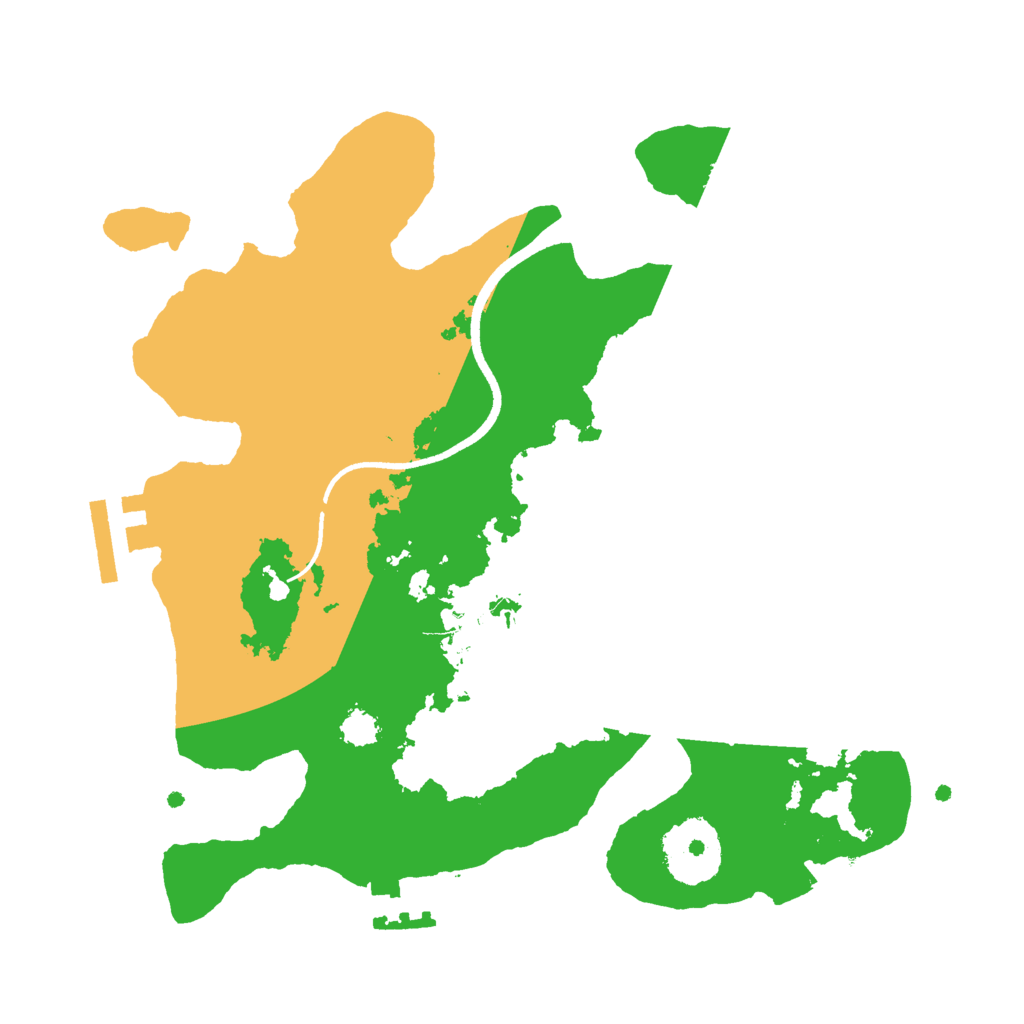 Biome Rust Map: Procedural Map, Size: 2500, Seed: 4159
